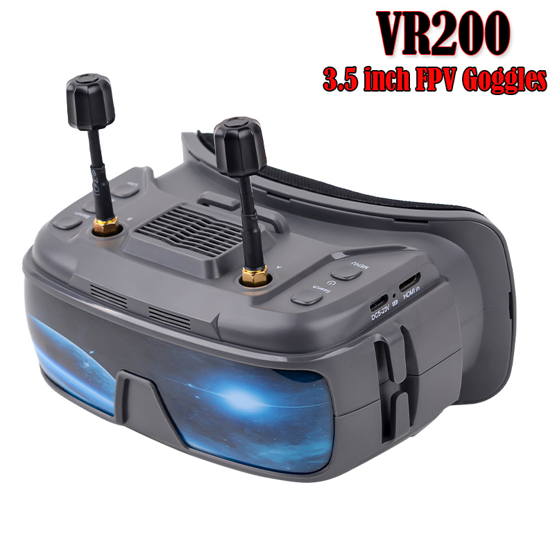 Drone Racing Goggles - VR200 3.5 inch 5.8G FPV Video