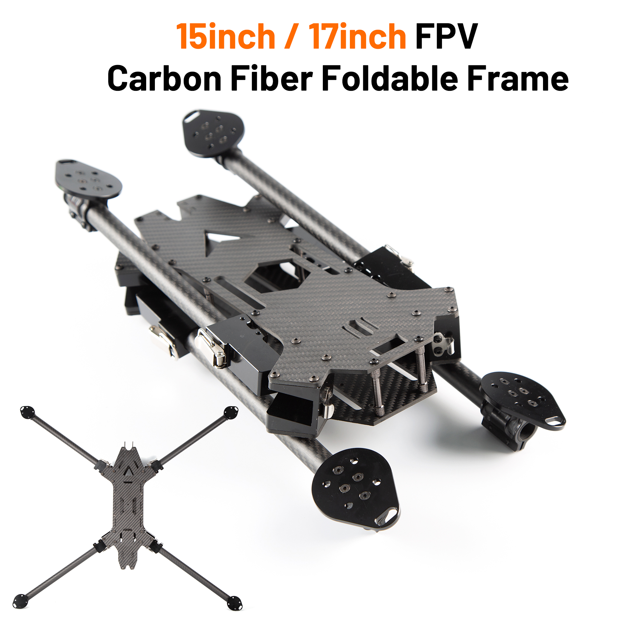 15inch /17inch FPV Carbon Fibe - đánh giá và giá Drone Racing Frame