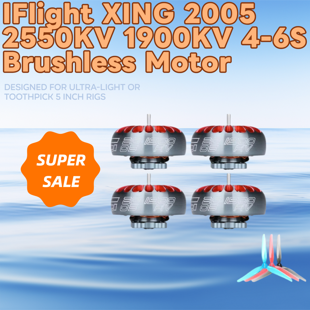 4pcs/lot IFlight XING 2005 255 - đánh giá và giá Drone Racing Motor