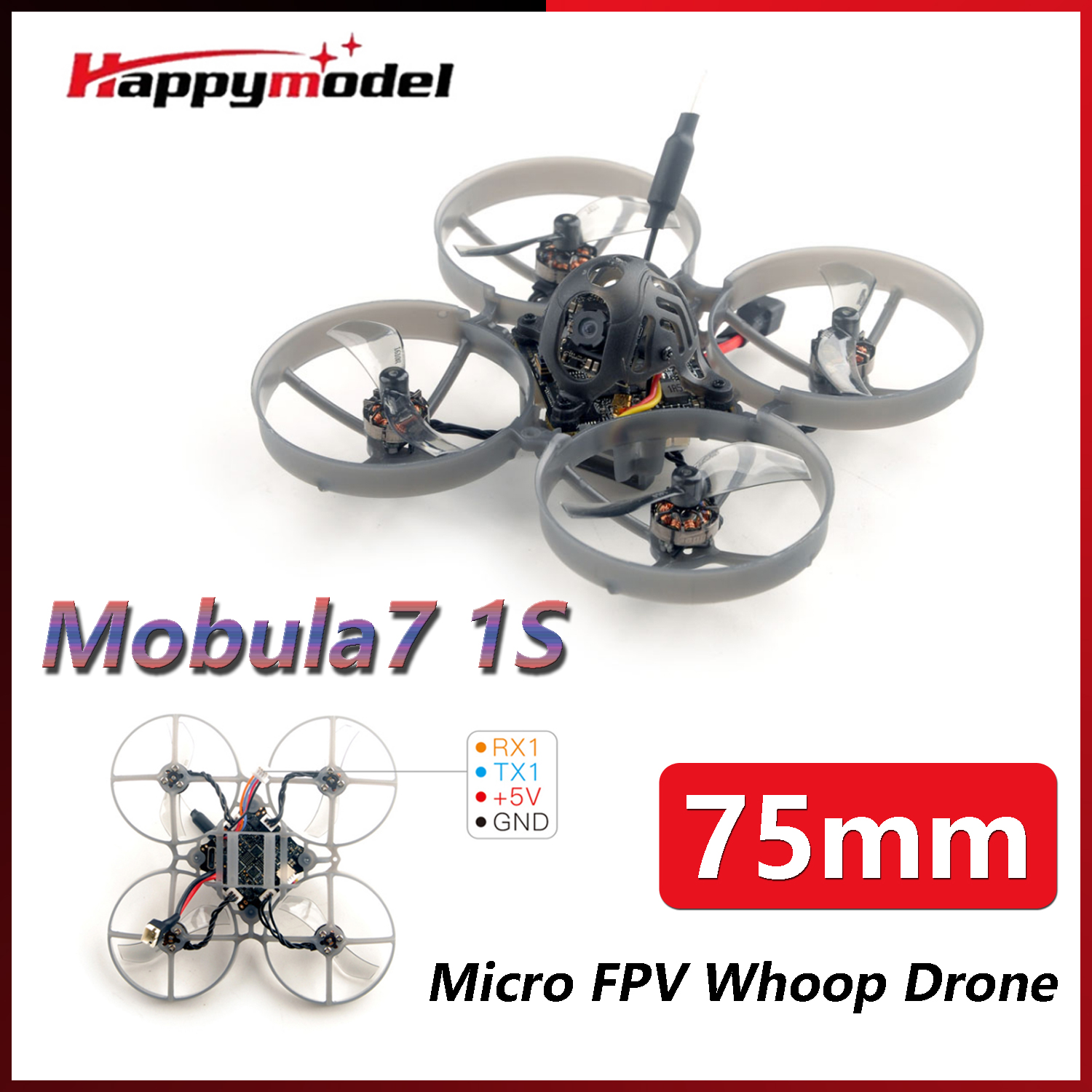 Happymodel Mobula7 1S 75mm Tin - đánh giá và giá Drone Racing Charger