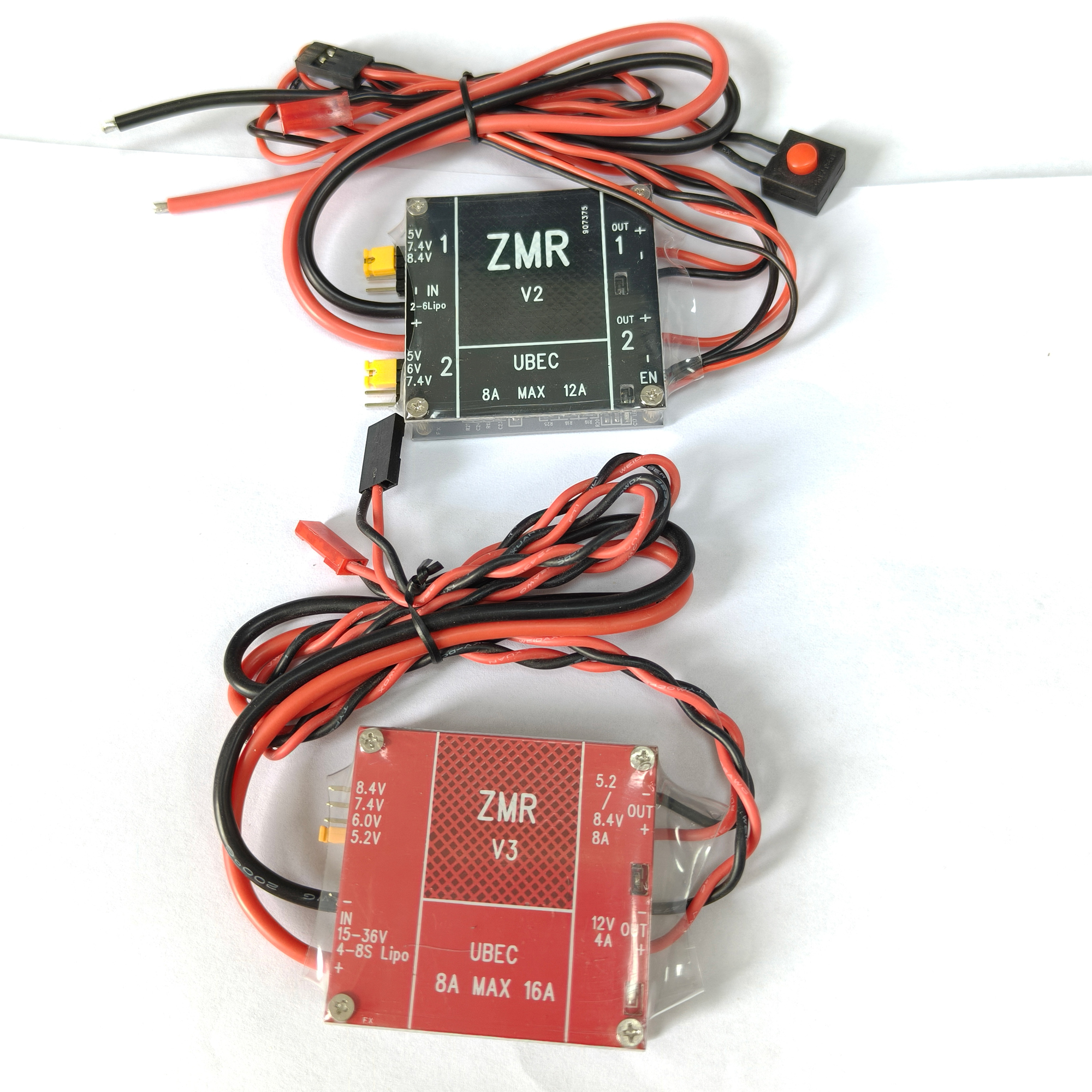 UBEC V2 V3 V4 ZMR 8A Dual BEC  - đánh giá và giá Drone Racing Battery
