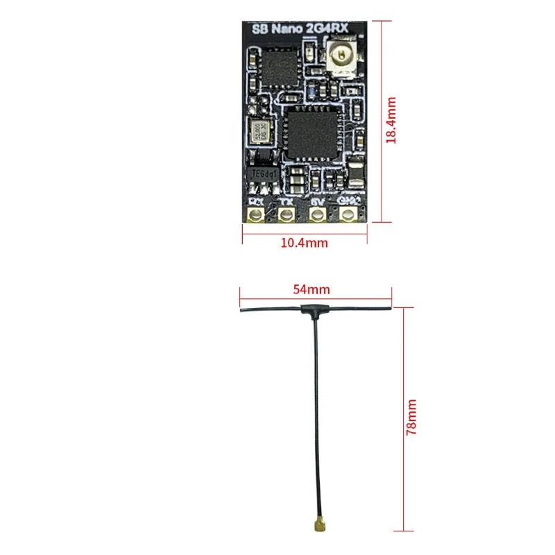 SpeedyBee Nano 2.4G ExpressLRS - đánh giá và giá Drone Racing Receiver