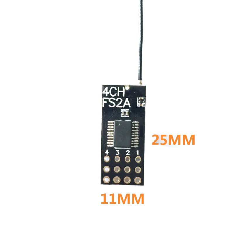 Flysky FS2A Mini Receiver 4CH  - đánh giá và giá Drone Racing Receiver