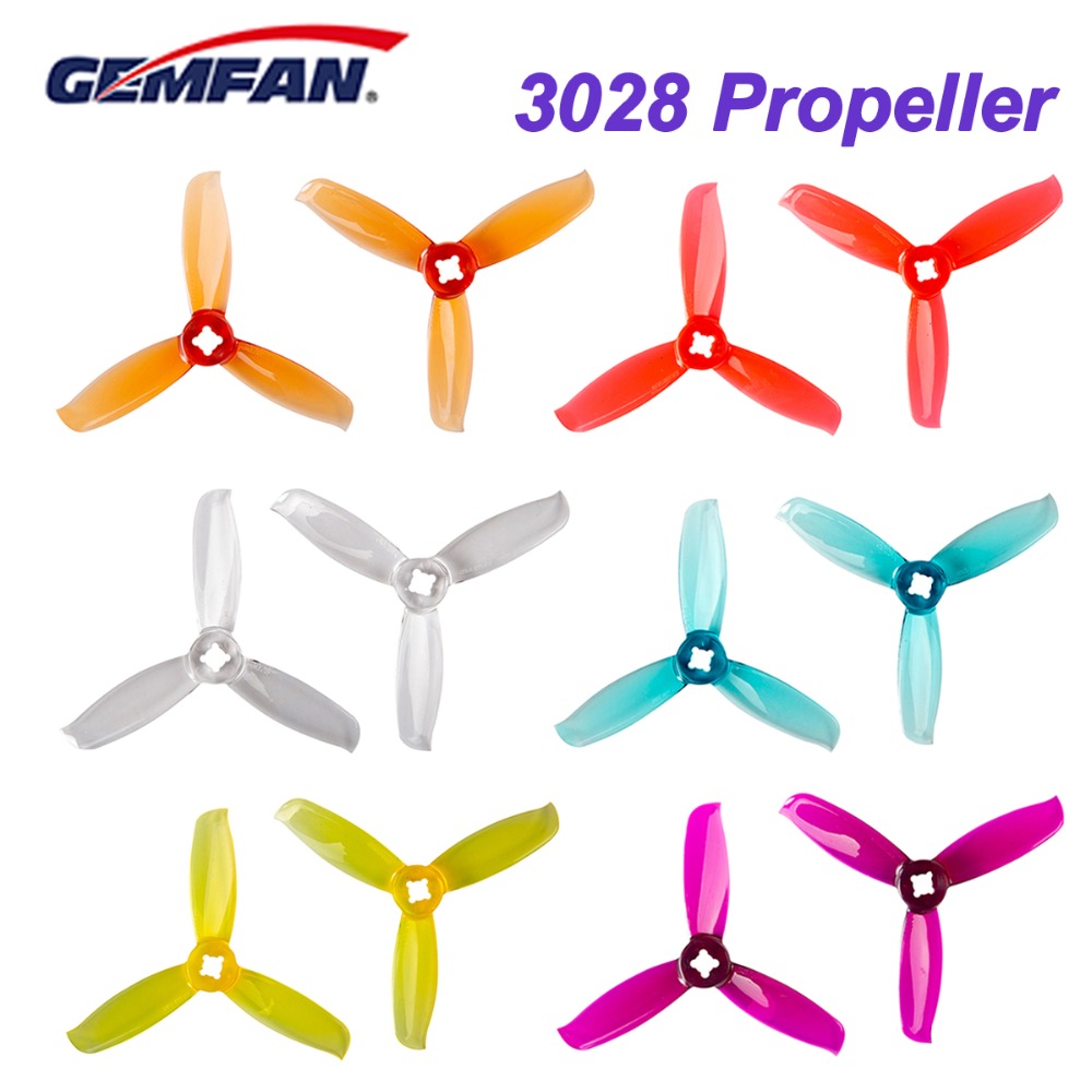 10pairs / 20pcs Gemfan Windanc - đánh giá và giá Drone Racing Propeller