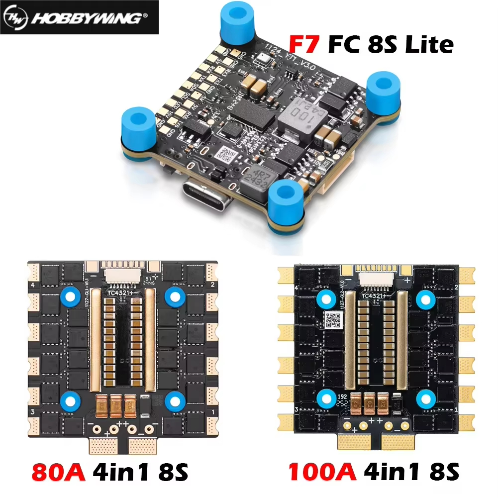 HobbyWing XRotor 80A  100A 4in - đánh giá và giá Drone Racing Flight Controller