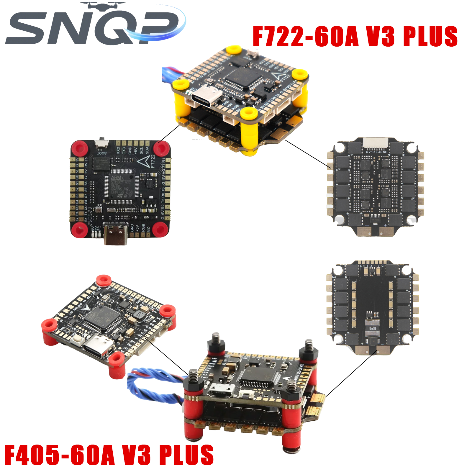 F405/F722 Triple Flight Contro - đánh giá và giá Drone Racing Flight Controller