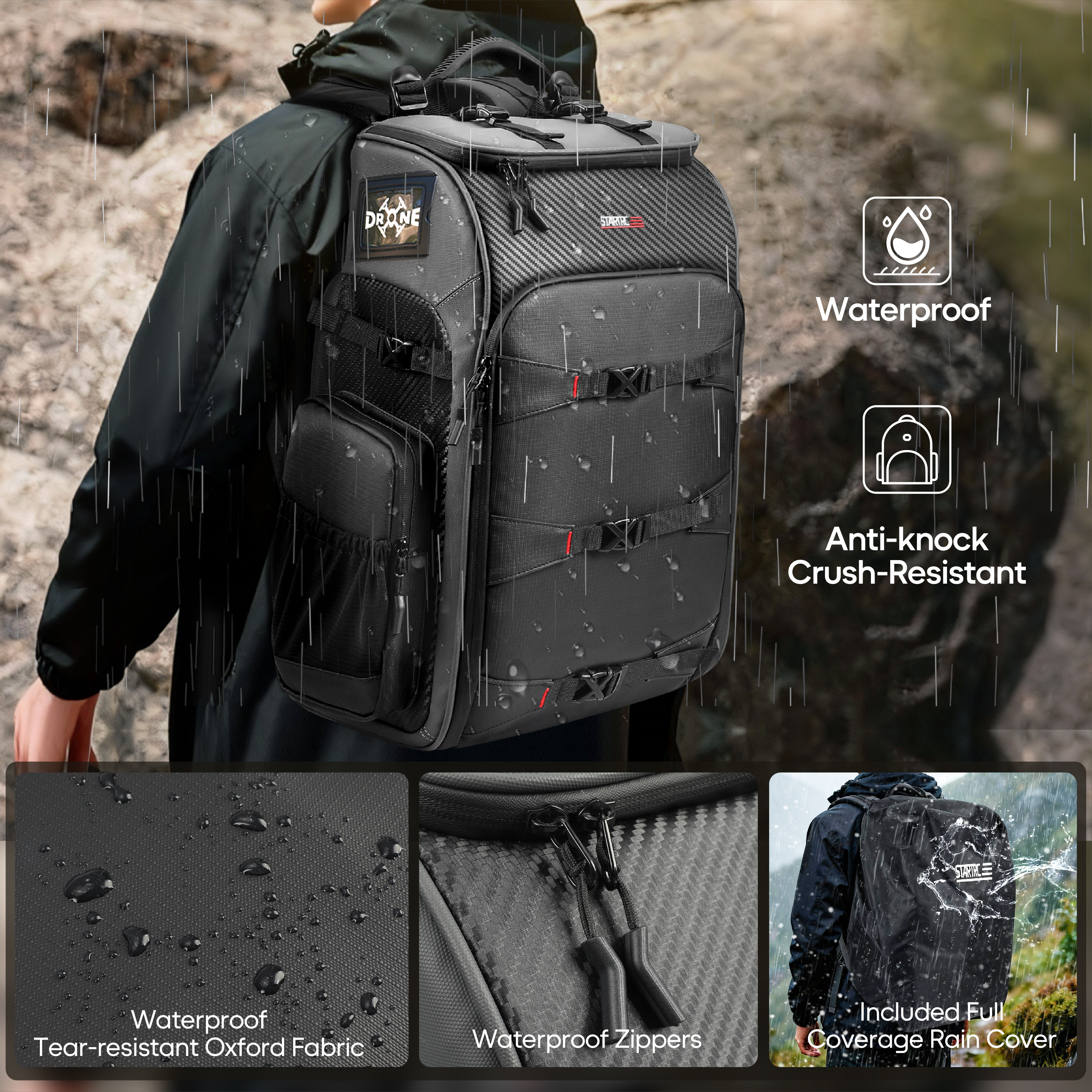 FPV Drone Backpack 40L Profess - đánh giá và giá Drone Racing Goggles