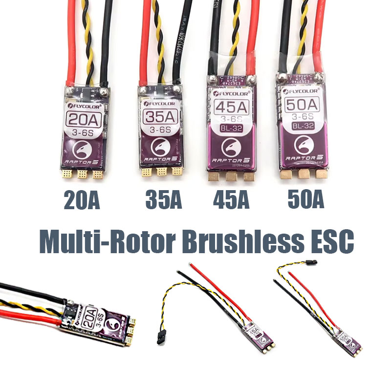 FLYCOLOR Raptor5 Multi-Rotor B - đánh giá và giá Drone Racing Esc
