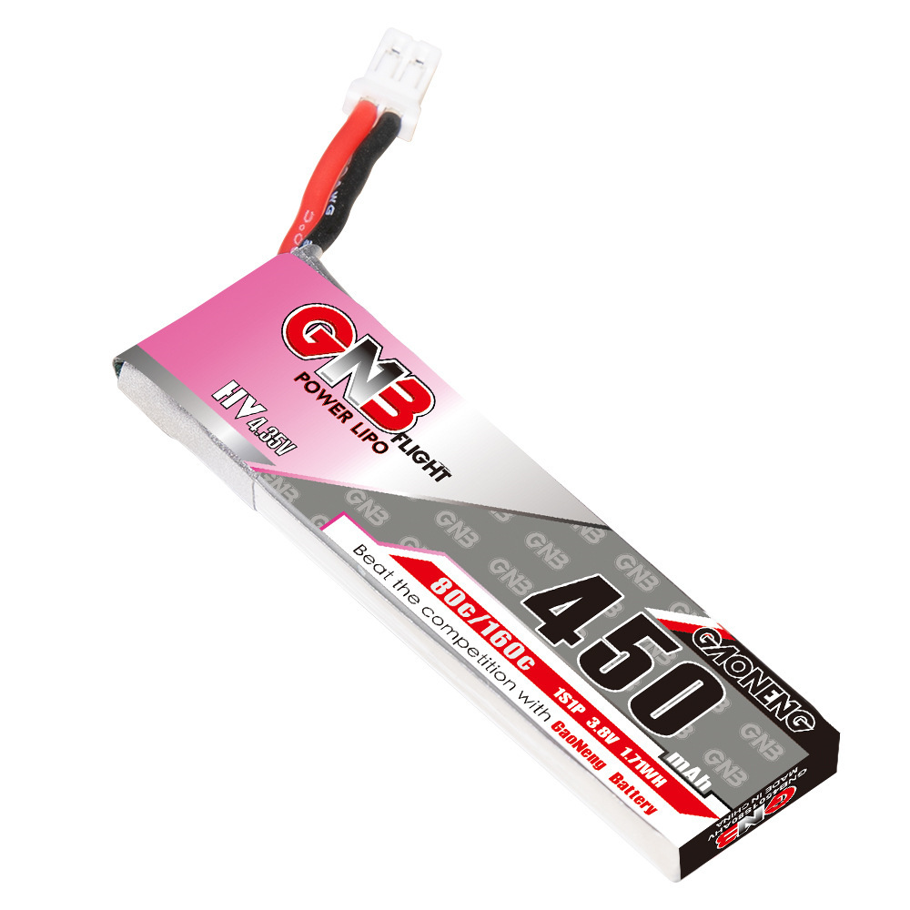 GNB HV 1S 3.8V 450mAh 80C/160C - đánh giá và giá Drone Racing Battery