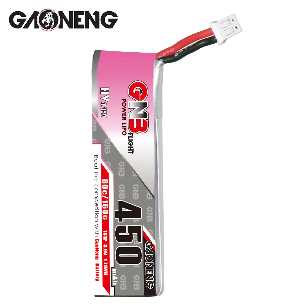 GNB HV 1S 3.8V 450mAh 80C/160C - đánh giá và giá Drone Racing Battery