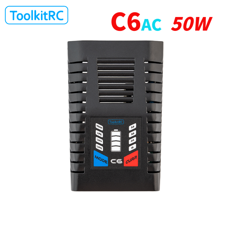 Genuine ToolkitRC C6 50W 5A In - đánh giá và giá Drone Racing Charger