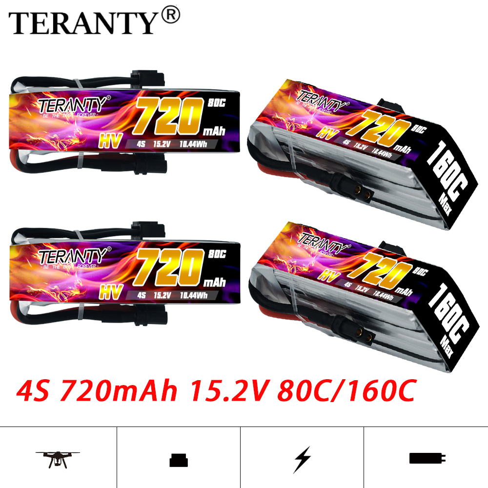 TERANTY 720mAh 4S 15.2V HV Lip - đánh giá và giá Drone Racing Frame
