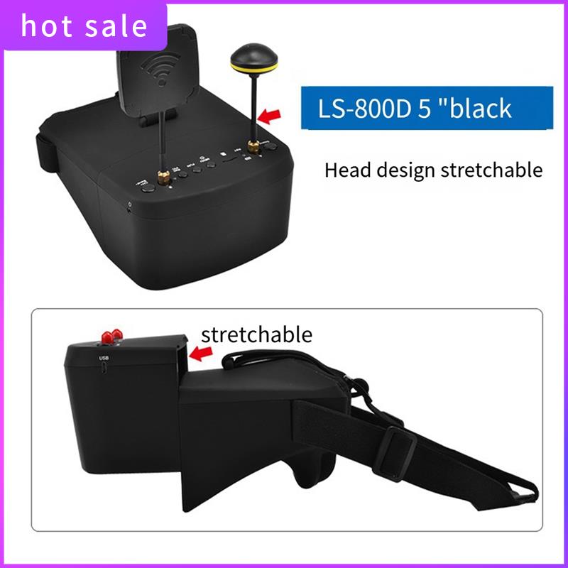 ELEC-LS-800D FPV Goggles 5.8G  - đánh giá và giá Drone Racing Goggles