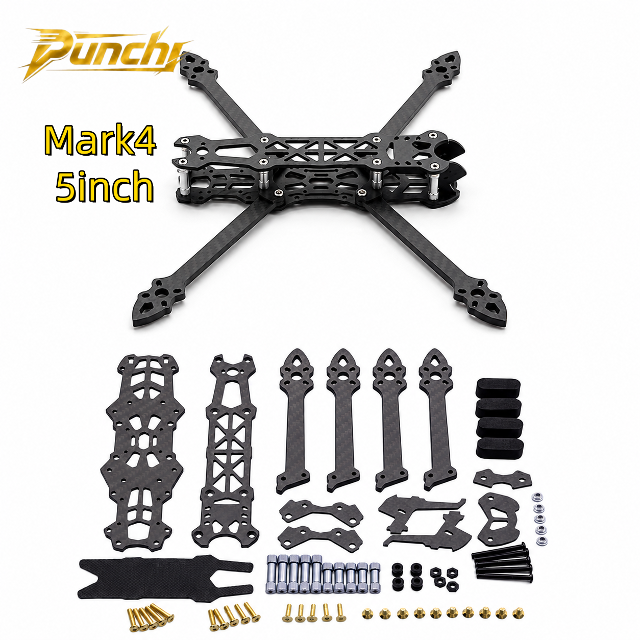 Mark4 5inch FPV Carbon Fiber F - đánh giá và giá Drone Racing Frame