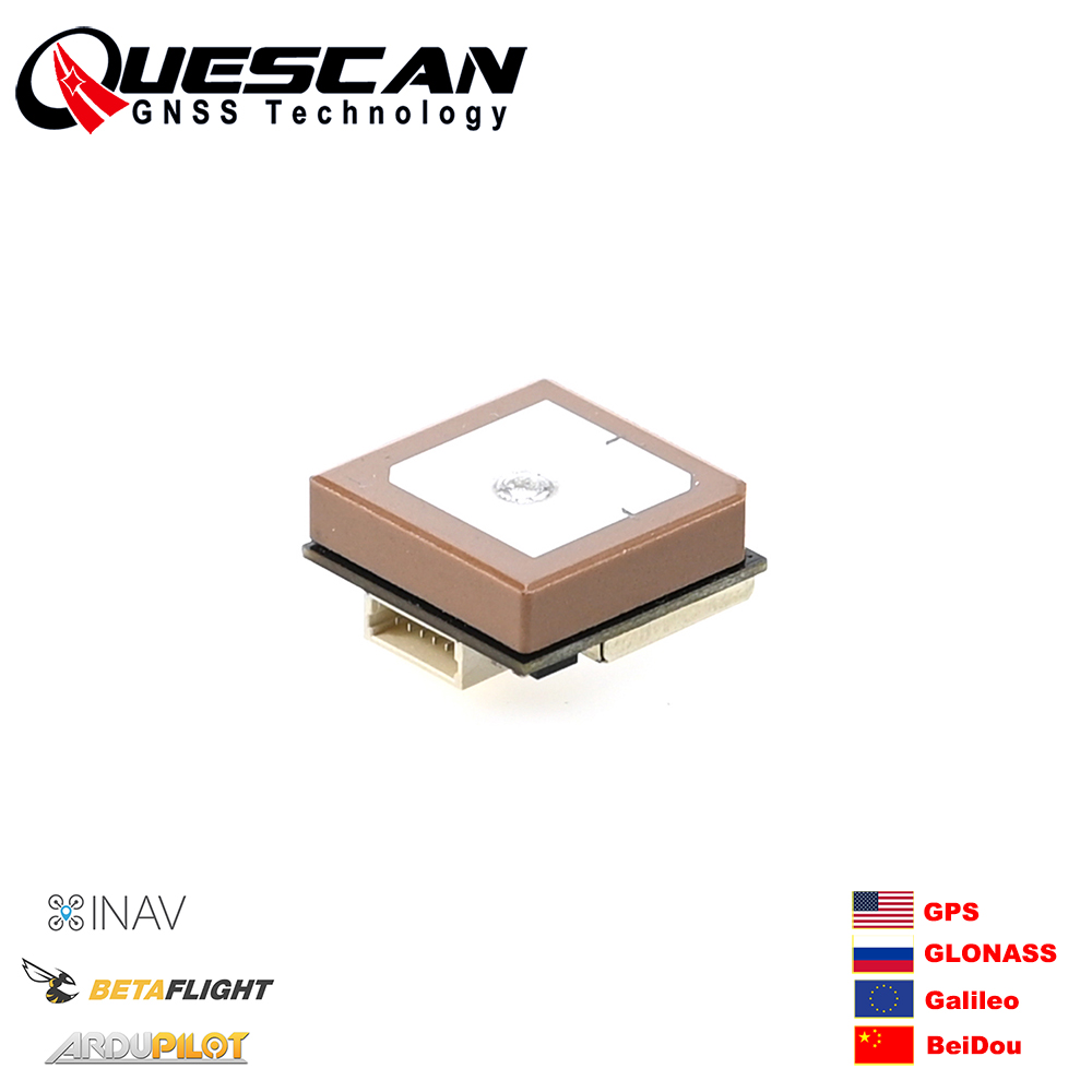 QUESCAN 18mm AN182 GPS Compass - đánh giá và giá Drone Racing Antenna