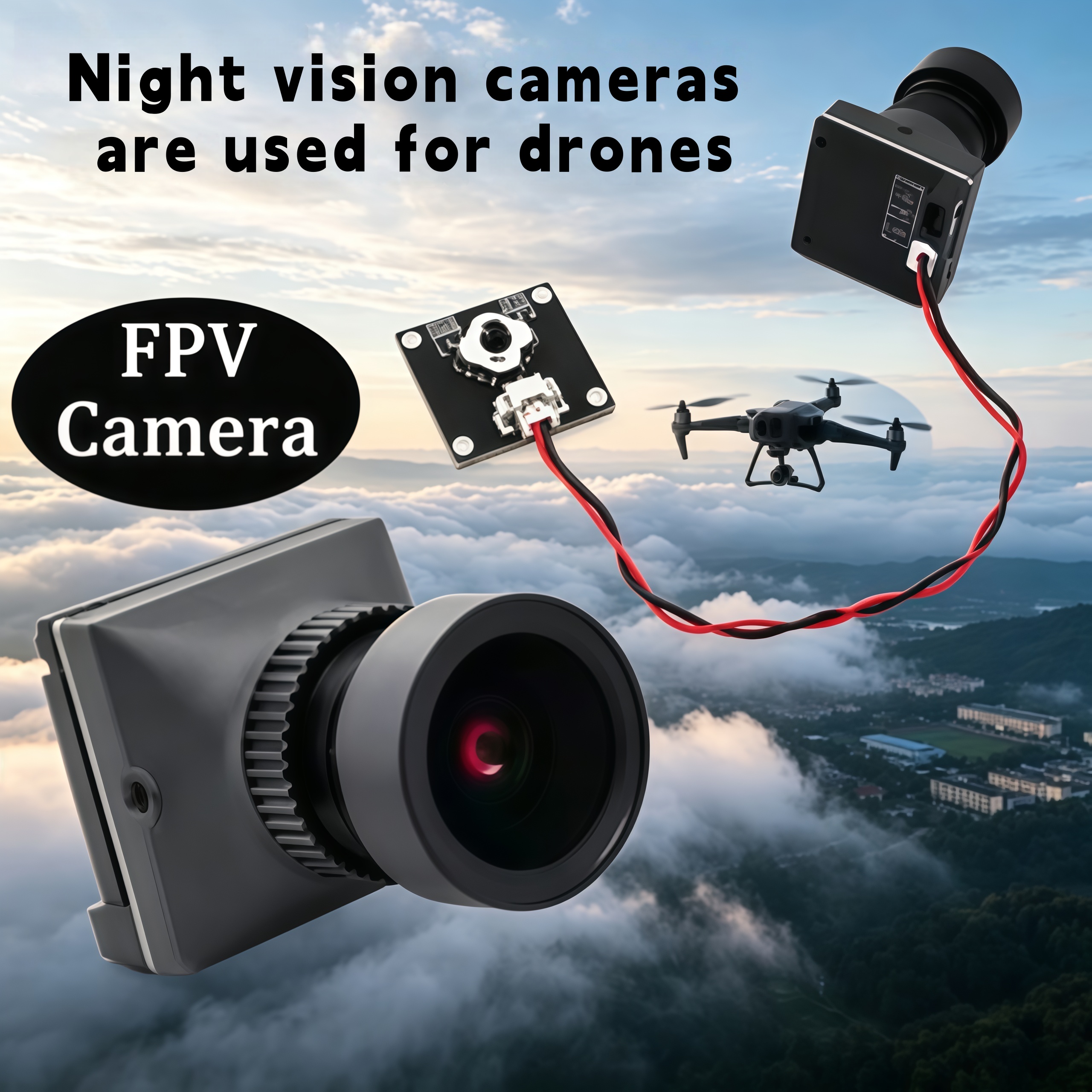 1500TVL HD CADDX Snail FPV Cam - đánh giá và giá Drone Racing Camera
