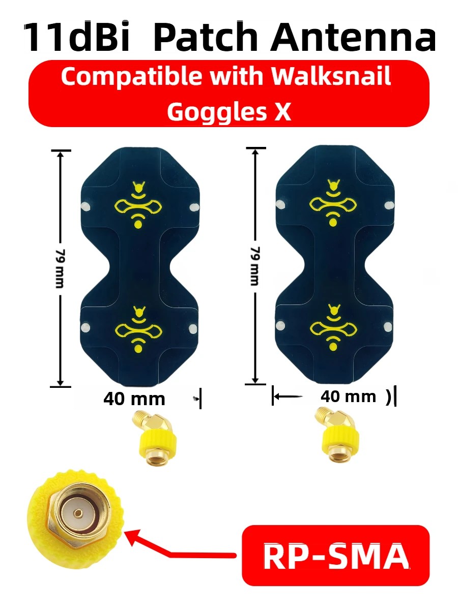 11dBi High Gain LHCP 5.8GHz Di - đánh giá và giá Drone Racing Goggles