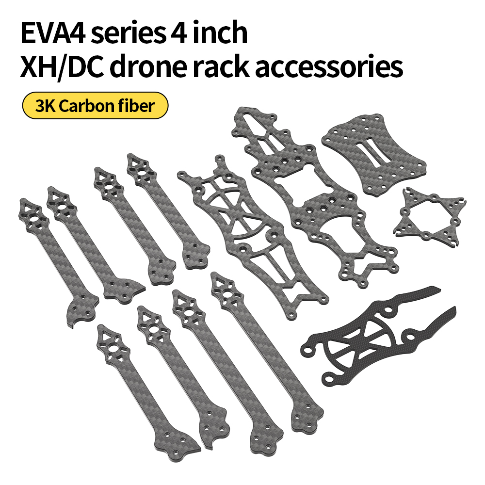EVA4 Parts FPV Racing  Drone A - đánh giá và giá Drone Racing Frame